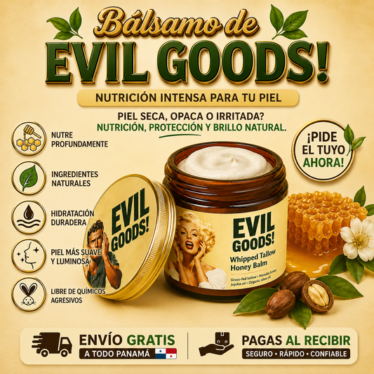 Evil Goods Crema Hidratante Sebo de Res