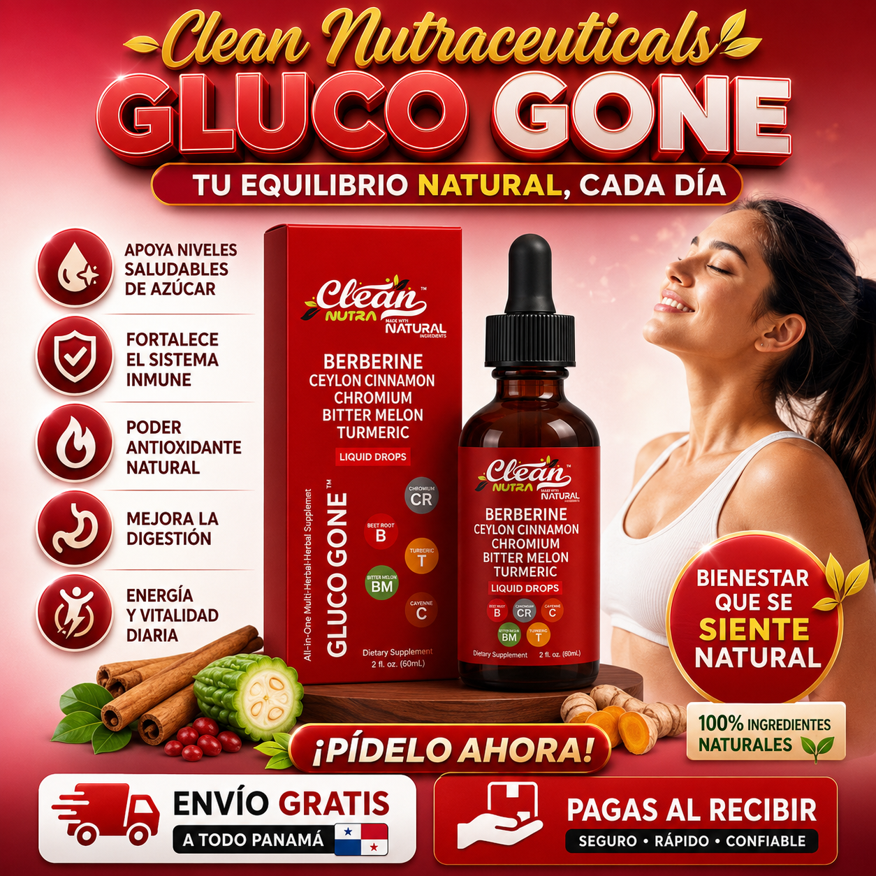 Berberine Apoyo Inmunológico Clean Nutra