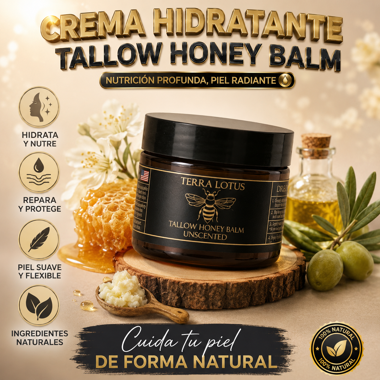 Crema Hidratante Terra Lotus